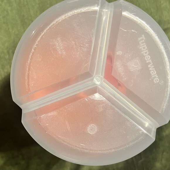 Tupperware Red and Orange Storage Container - Picture 4 of 4